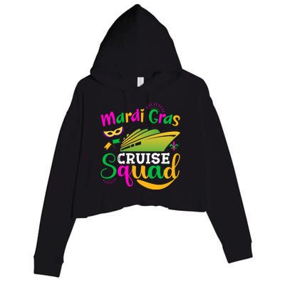 Mardi Gras Cruise Crop Fleece Hoodie