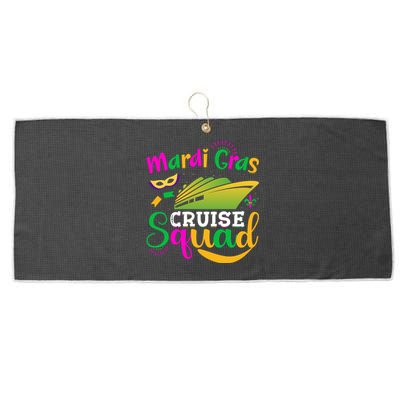 Mardi Gras Cruise Large Microfiber Waffle Golf Towel