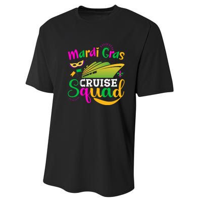 Mardi Gras Cruise Performance Sprint T-Shirt