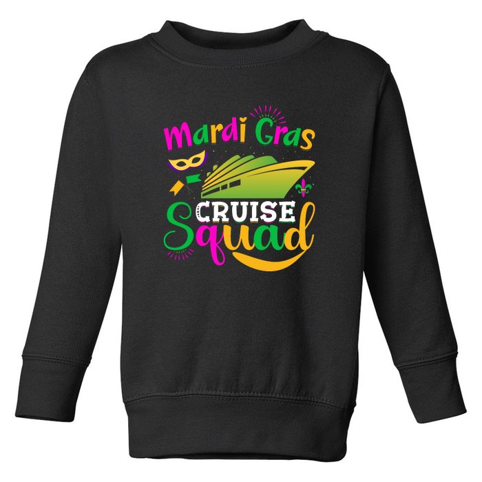 Mardi Gras Cruise Toddler Sweatshirt