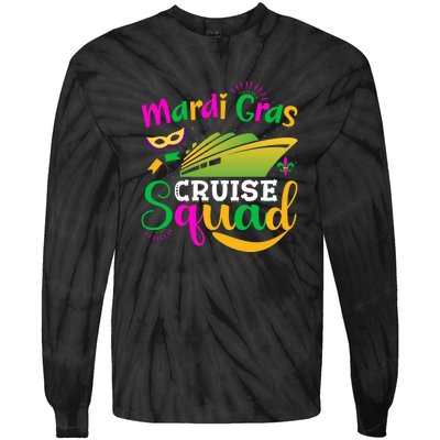 Mardi Gras Cruise Tie-Dye Long Sleeve Shirt