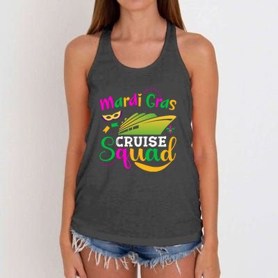 Mardi Gras Cruise Women's Knotted Racerback Tank