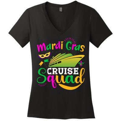 Mardi Gras Cruise Women's V-Neck T-Shirt