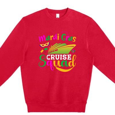 Mardi Gras Cruise Premium Crewneck Sweatshirt