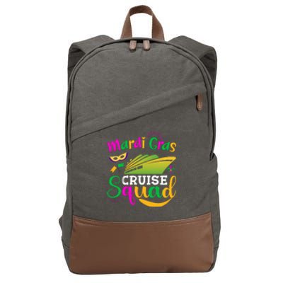 Mardi Gras Cruise Cotton Canvas Backpack