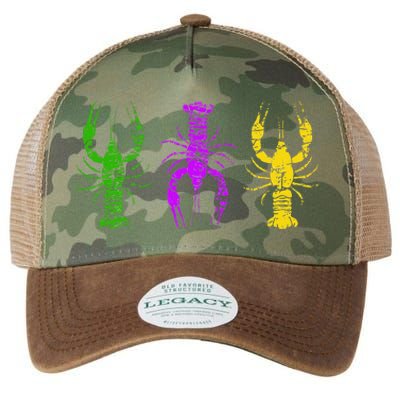 Mardi Gras Crawfish Jester Hat Bead New Orleans Gifts Legacy Tie Dye Trucker Hat