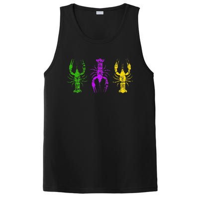 Mardi Gras Crawfish Jester Hat Bead New Orleans Gifts PosiCharge Competitor Tank