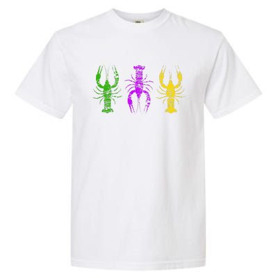 Mardi Gras Crawfish Jester Hat Bead New Orleans Gifts Garment-Dyed Heavyweight T-Shirt