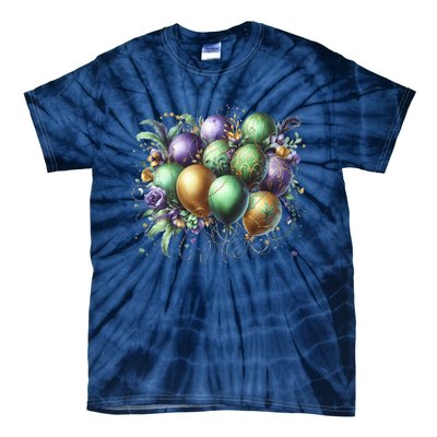 Mardi Gras Celebration Tie-Dye T-Shirt