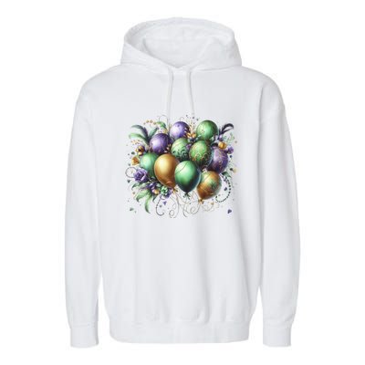 Mardi Gras Celebration Garment-Dyed Fleece Hoodie