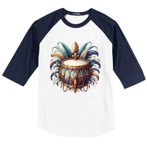 Mardi Gras Celebration Baseball Sleeve Shirt