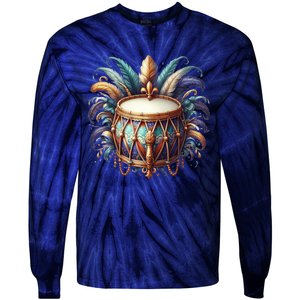 Mardi Gras Celebration Tie-Dye Long Sleeve Shirt