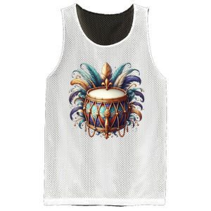 Mardi Gras Celebration Mesh Reversible Basketball Jersey Tank