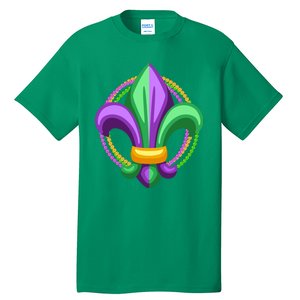 Mardi Gras Celebration Beads Tall T-Shirt