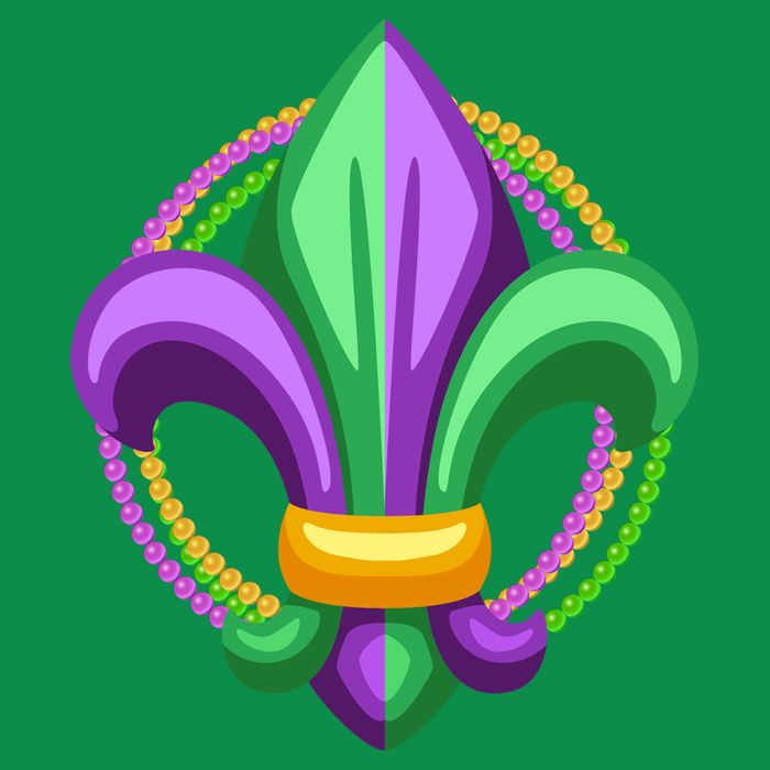 Mardi Gras Celebration Beads Tall T-Shirt