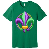 Mardi Gras Celebration Beads Premium T-Shirt