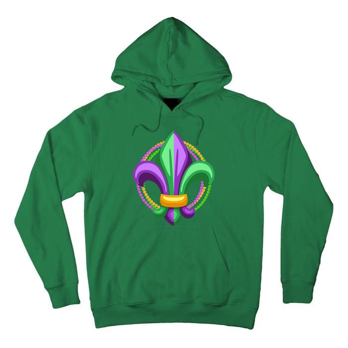 Mardi Gras Celebration Beads Tall Hoodie