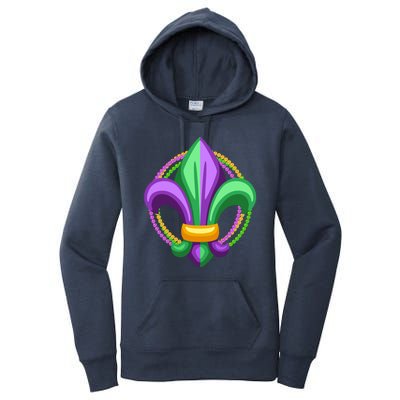 Mardi Gras Celebration Beads Women's Pullover Hoodie