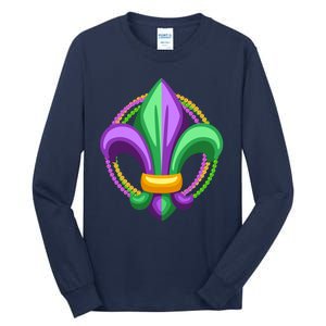 Mardi Gras Celebration Beads Tall Long Sleeve T-Shirt