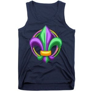 Mardi Gras Celebration Beads Tank Top