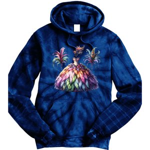 Mardi Gras Celebration Tie Dye Hoodie