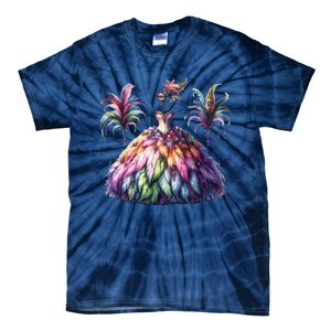 Mardi Gras Celebration Tie-Dye T-Shirt