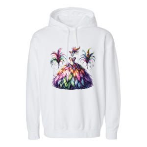 Mardi Gras Celebration Garment-Dyed Fleece Hoodie