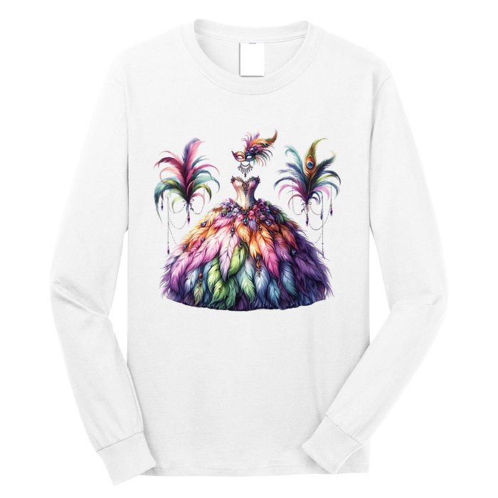 Mardi Gras Celebration Long Sleeve Shirt