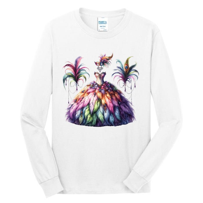 Mardi Gras Celebration Tall Long Sleeve T-Shirt