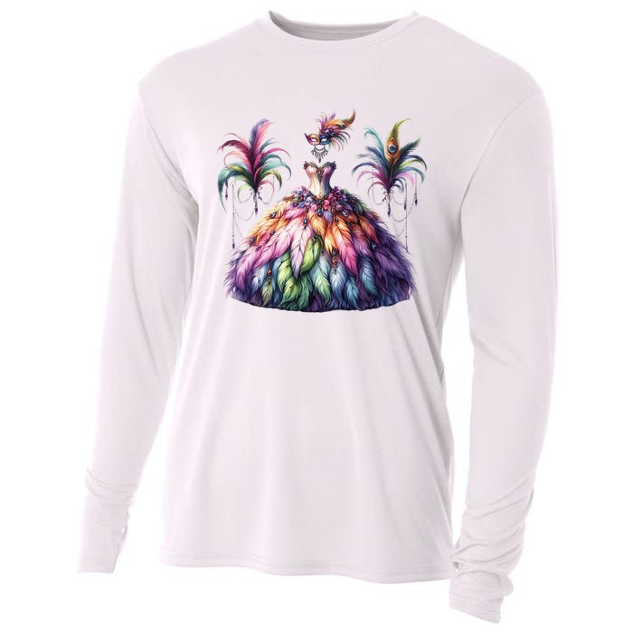 Mardi Gras Celebration Cooling Performance Long Sleeve Crew