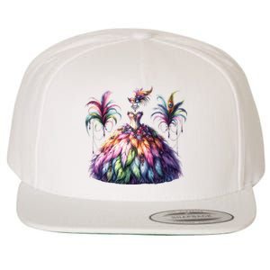 Mardi Gras Celebration Wool Snapback Cap