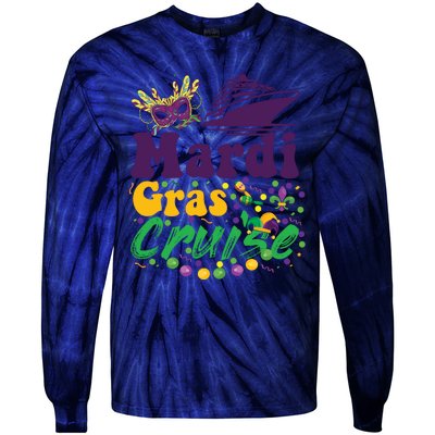 Mardi Gras Cruise Tie-Dye Long Sleeve Shirt