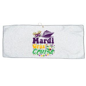 Mardi Gras Cruise Large Microfiber Waffle Golf Towel