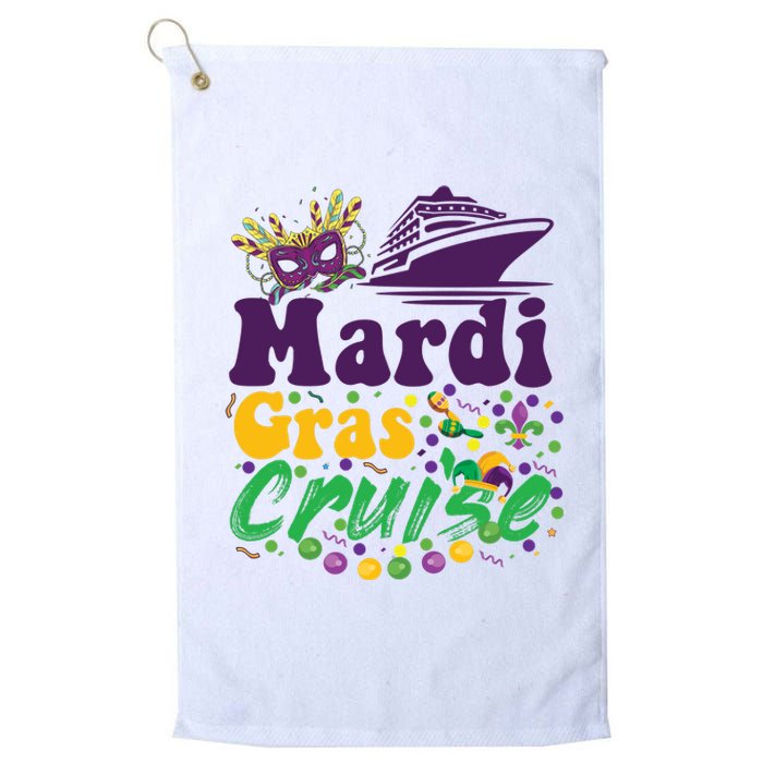 Mardi Gras Cruise Platinum Collection Golf Towel