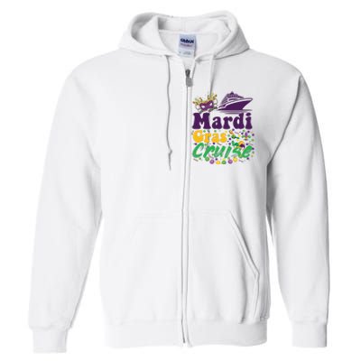 Mardi Gras Cruise Full Zip Hoodie