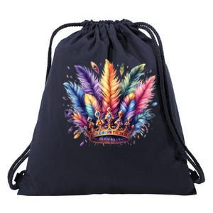 Mardi Gras Celebration Drawstring Bag