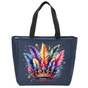 Mardi Gras Celebration Zip Tote Bag