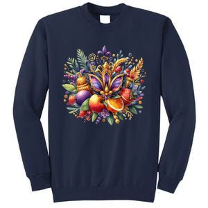 Mardi Gras Celebration Tall Sweatshirt