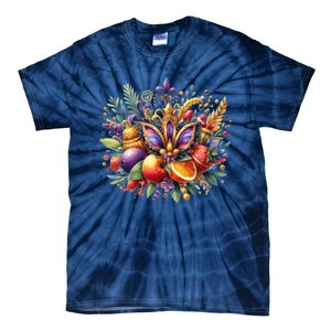 Mardi Gras Celebration Tie-Dye T-Shirt