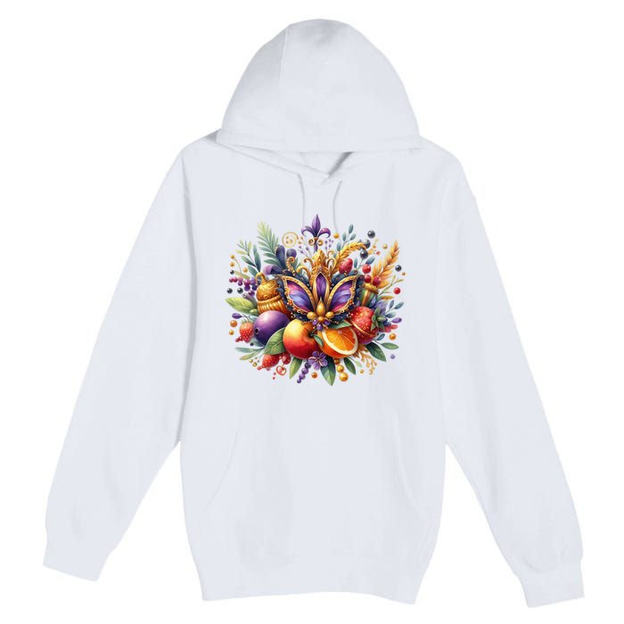 Mardi Gras Celebration Premium Pullover Hoodie