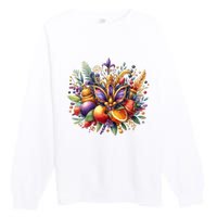 Mardi Gras Celebration Premium Crewneck Sweatshirt