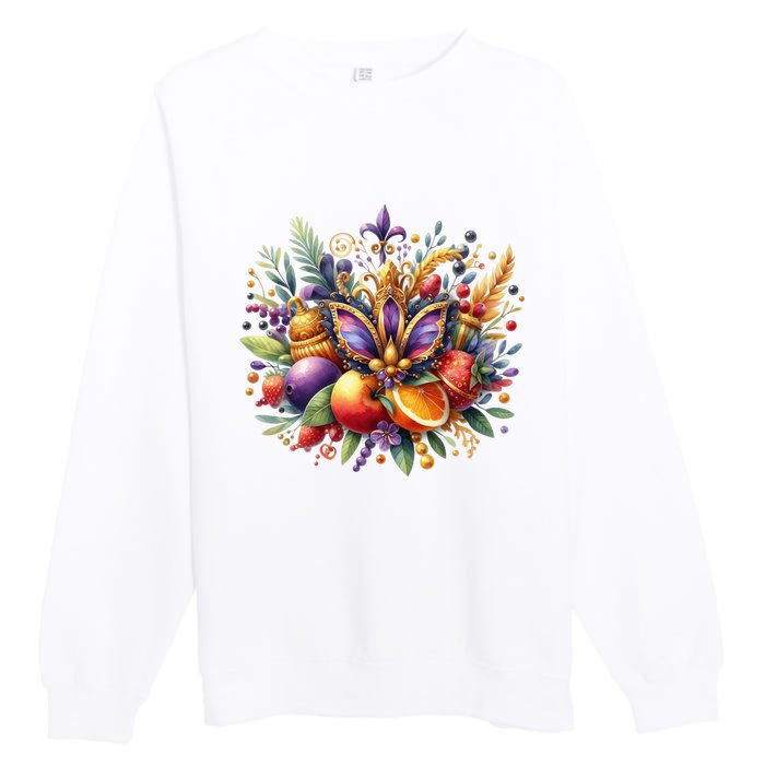 Mardi Gras Celebration Premium Crewneck Sweatshirt