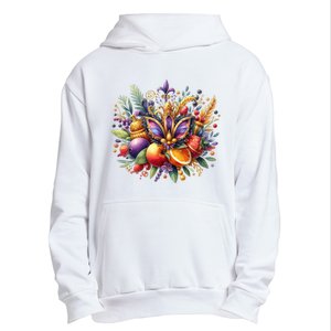 Mardi Gras Celebration Urban Pullover Hoodie