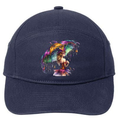 Mardi Gras Celebration 7-Panel Snapback Hat