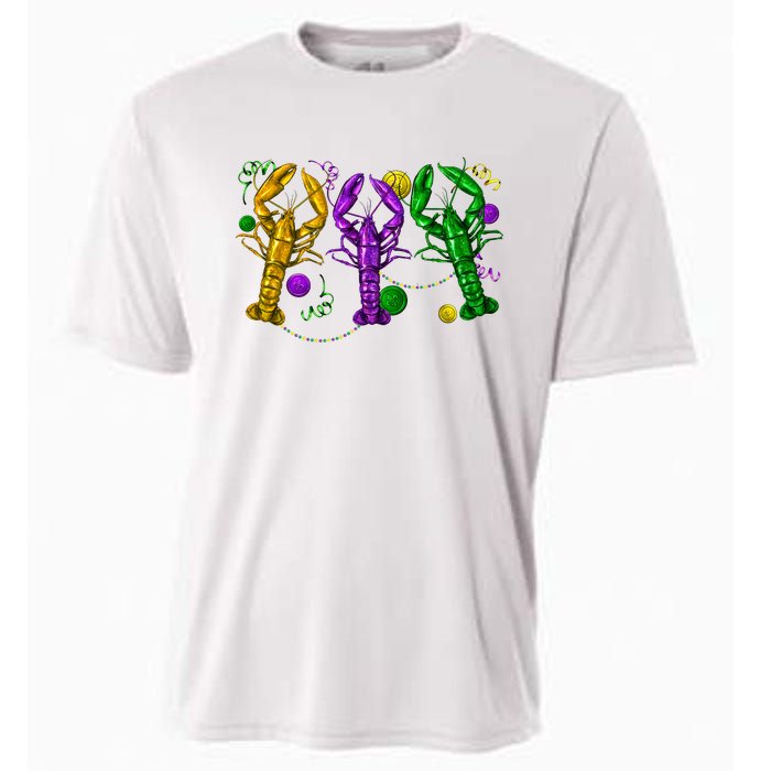 Mardi Gras Crawfish Carnival Costume Parade Cooling Performance Crew T-Shirt