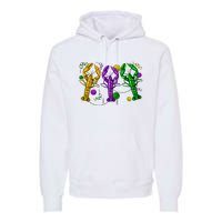 Mardi Gras Crawfish Carnival Costume Parade Premium Hoodie