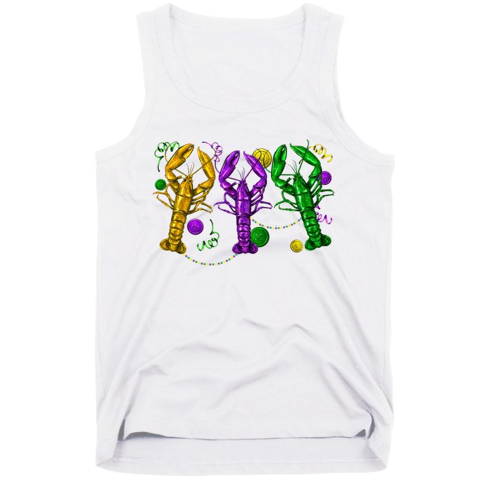 Mardi Gras Crawfish Carnival Costume Parade Tank Top