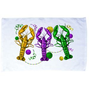 Mardi Gras Crawfish Carnival Costume Parade Microfiber Hand Towel