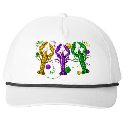 Mardi Gras Crawfish Carnival Costume Parade Snapback Five-Panel Rope Hat