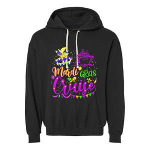 Mardi Gras Cruise Cruising Mask Cruise Ship Party Costume Garment-Dyed Fleece Hoodie